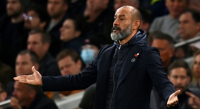 Tottenham have sacked manager Nuno Espirito Santo Creator: Glyn KIRK