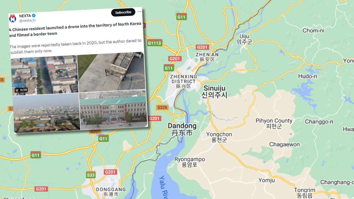 Korea Północna z lotu ptaka. Sfilmował dronem najbardziej strzeżone państwo