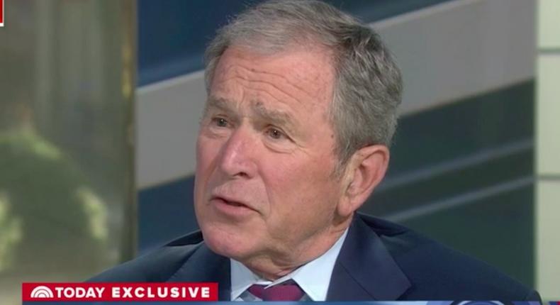 Former President George W. Bush on the Today show.