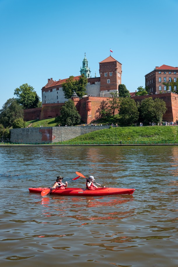 Spływ kajakowy Wisłą