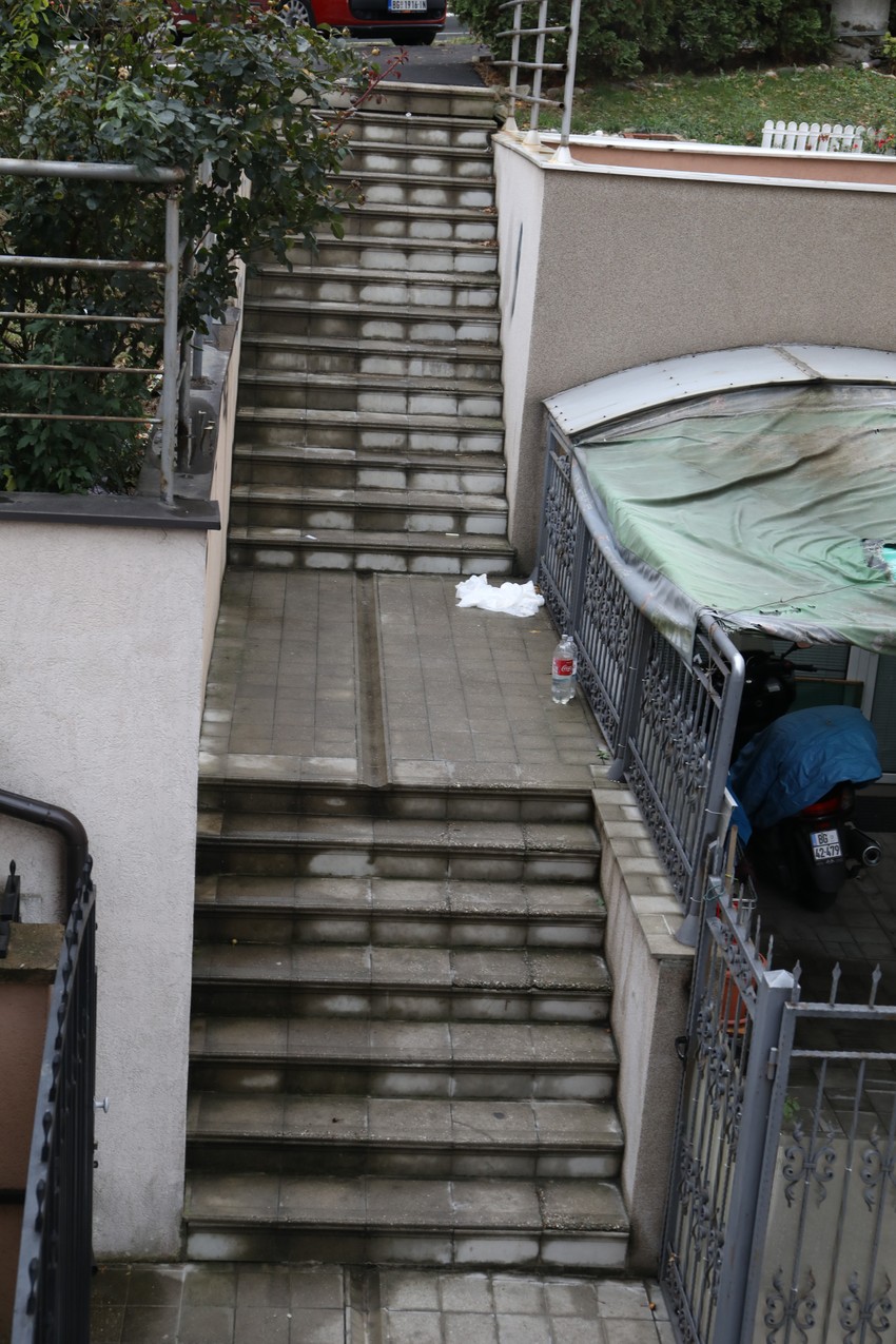 Stepenište gde je preminuo nesrećni čovek