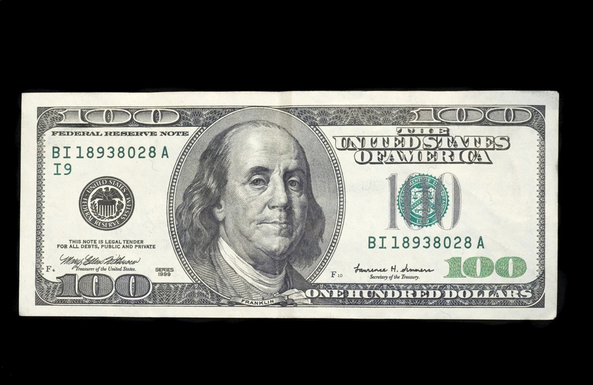 100 dolarów USD, Benjamin Franklin