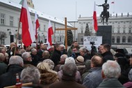 Jarosław Kaczyński Pałac Prezydencki miesięcznica