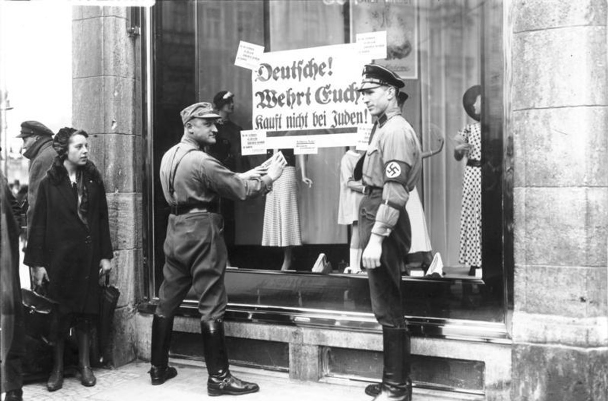 Bojkot żydowskich sklepów, 1 kwietnia 1933