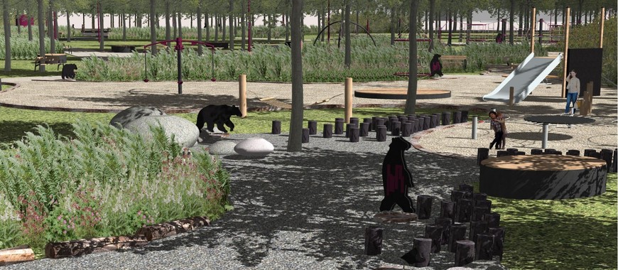 Miś Wojtek ma edukować w parku