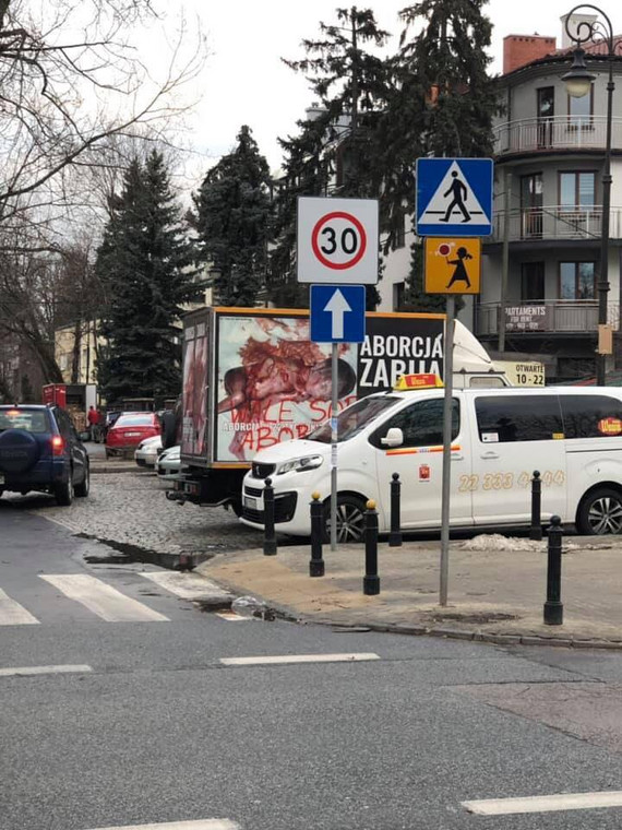 Billboard na Saskiej Kępie