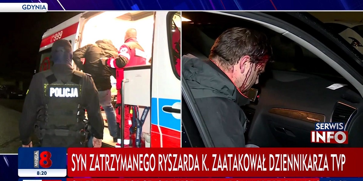 Syn znanego biznesmena nie odpowie za pobicie reportera TVP.