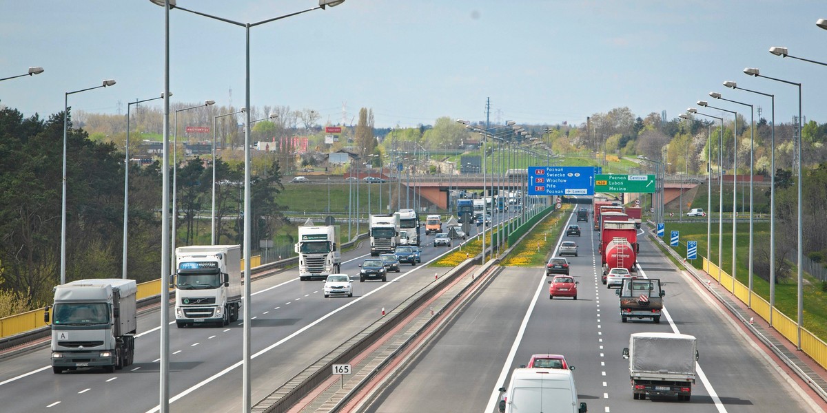 W 2018 r. autostrada A2 na wysokości Poznania ma zostać poszerzona do trzech pasów