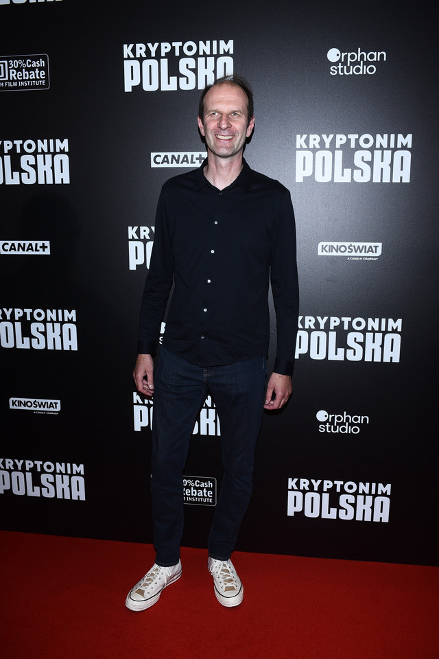 Rafał Rutkowski na premierze filmu "Kryptonim Polska"