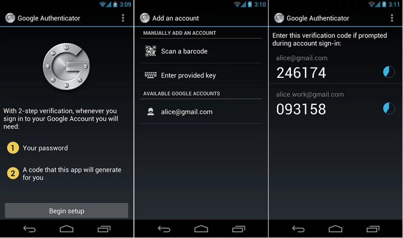 Aplikacja Google Authenticator będzie generować kody na smartfonie