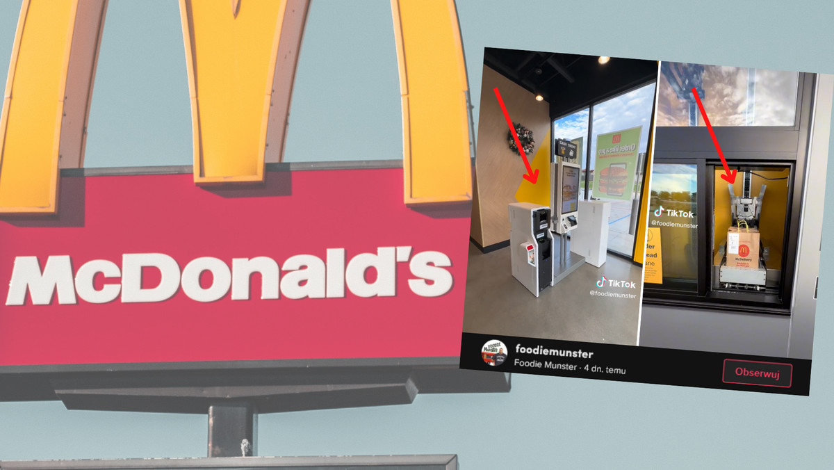 W tym McDonald's jedzenie podadzą roboty. Wideo podzieliło internautów