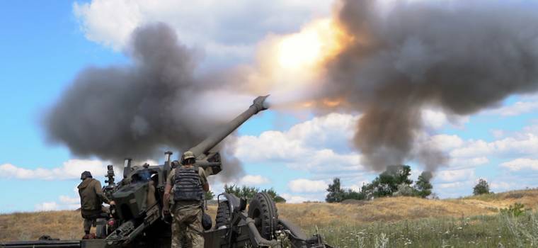 Jeden strzał, jedno trafienie. Ukraińska artyleria dała popis celności