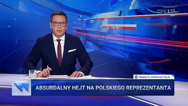 Pasek TVP broniący Rafała Brzozowskiego