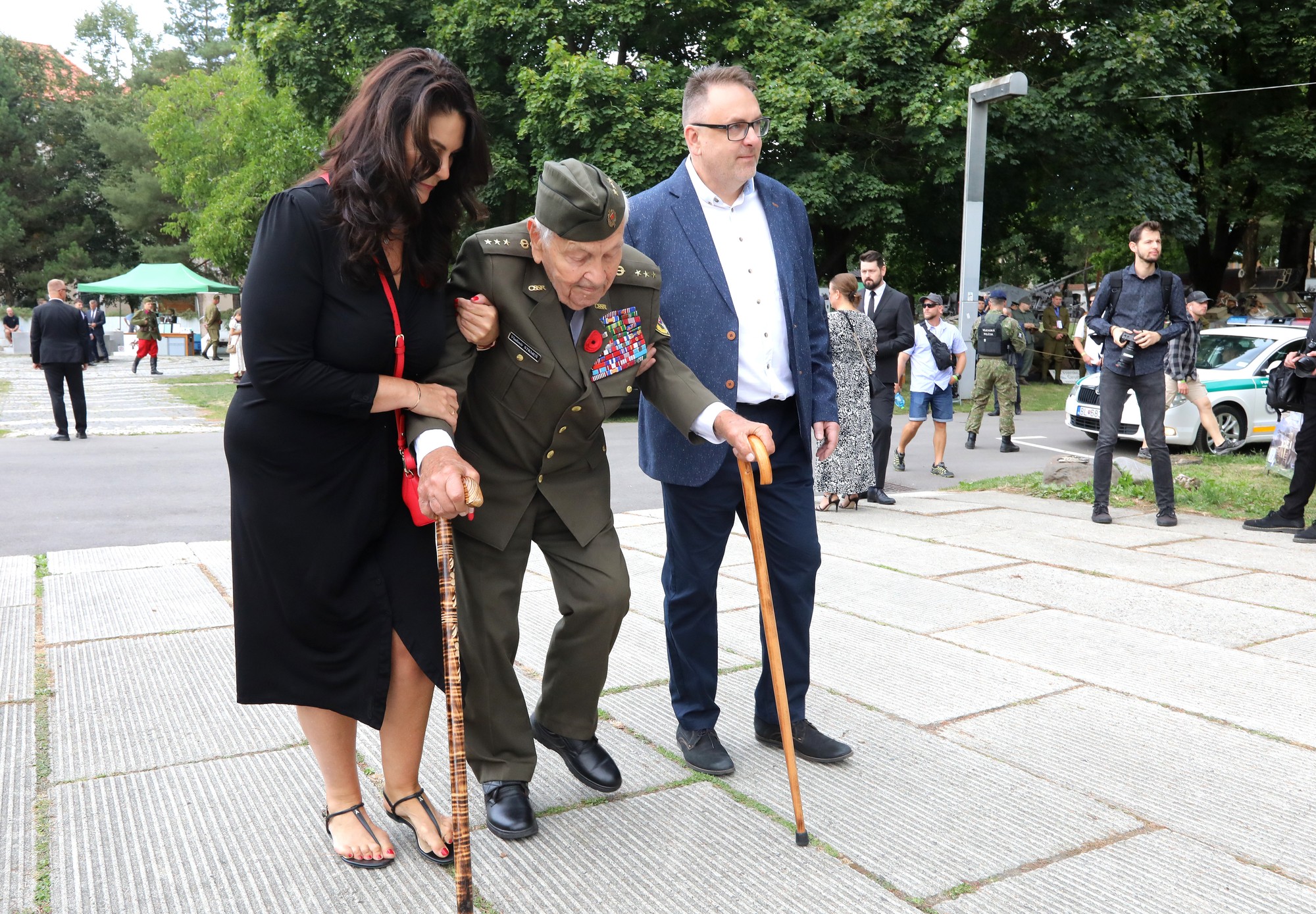 Vojnový veterán a účastník Slovenského národného povstania (SNP) Vladimír Strmeň.
