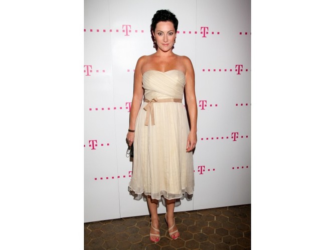 Gwiazdy złapane w sieć - Iwona Kutyna na imprezie inauguracyjnej marki T-Mobile.