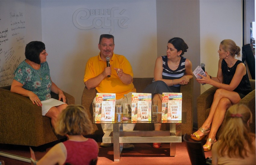 O novom načinu podsticanja čitanja danas su govovrili: Ružica Merovah, Nenad Dropulić, Jelena Milošević i Vanja Gavrovski