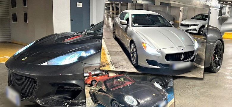 Sensacyjne odkrycie Straży Granicznej. Maserati, Porsche i Lotusy warte miliony
