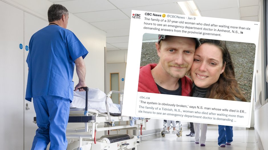 Zmarła po kilku godzinach czekania na lekarza (fot. twitter.com/@CBCNews)