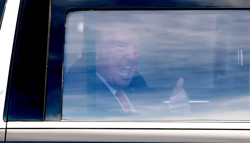 Donald Tramp na današnjem suđenju