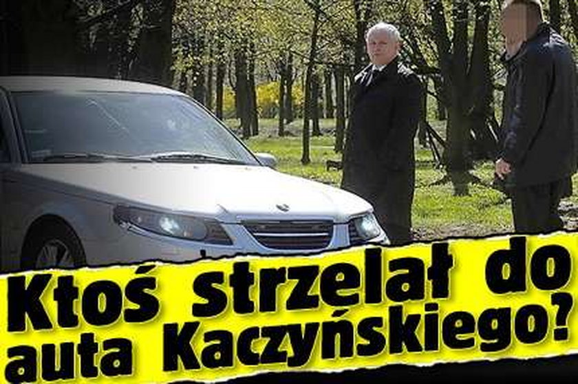 Ktoś strzelał do auta Kaczyńskiego?