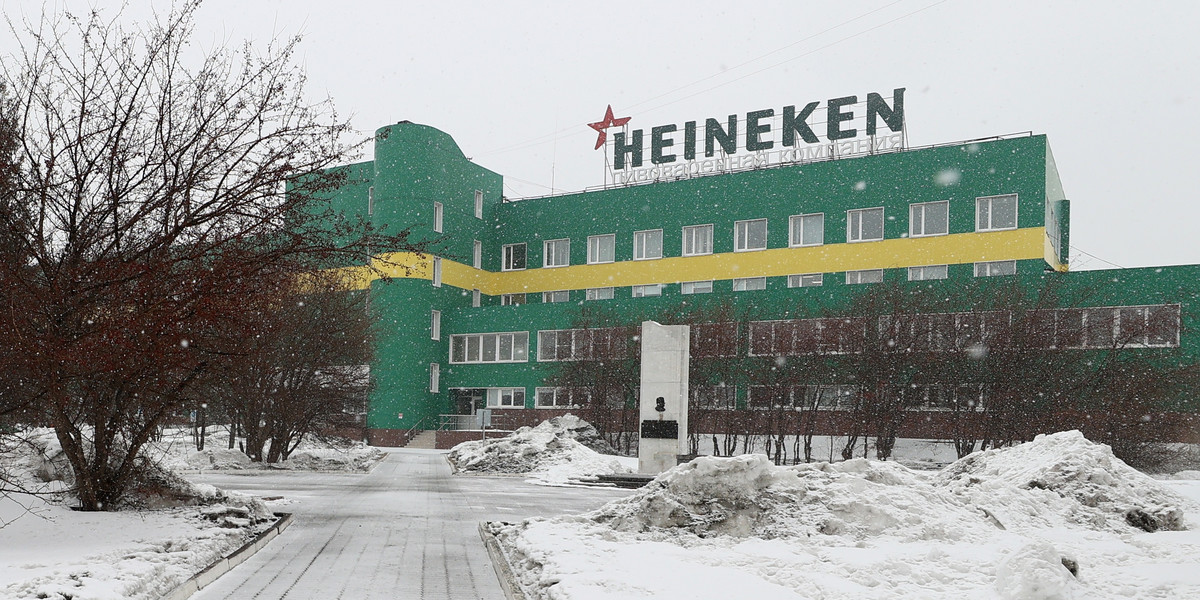 Heineken wciąż działa w Rosji. Siedziba koncernu w Jekaterynburgu. 