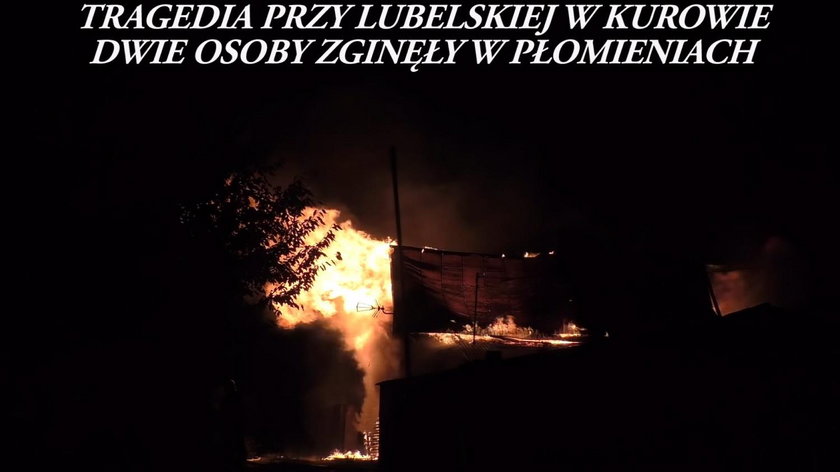 Tragiczny pożar w Kurowie