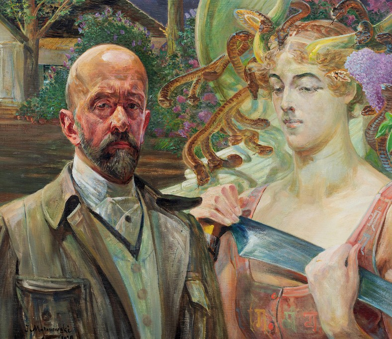 Jacek Malczewski "Autoportret z Thanatosem”, 1920