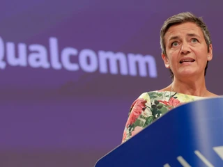 Komisarz UE ds. konkurencji Margrethe Vestager ogłasza decyzję ws. Qualcomm