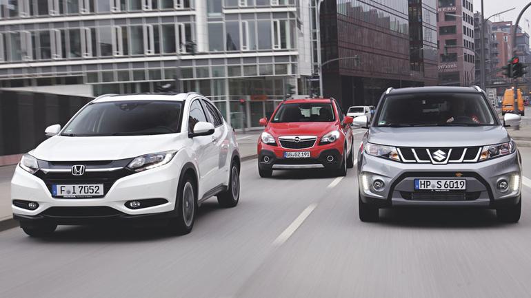 Honda HRV kontra Opel Mokka i Suzuki Vitara S Japonia