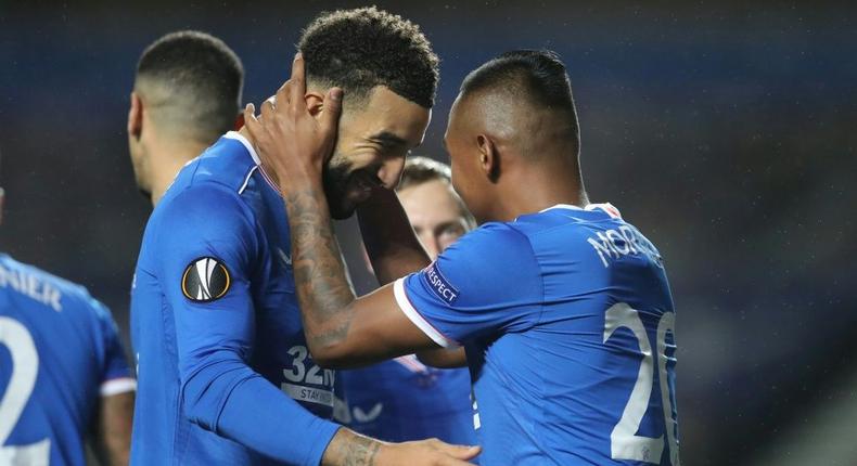Connor Goldson (left) has played every game for Rangers this season Creator: RUSSELL CHEYNE