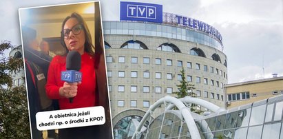 W TVP bez zmian? Niby jest nagranie z dziennikarką, która jedzie "starą śpiewką", ale...