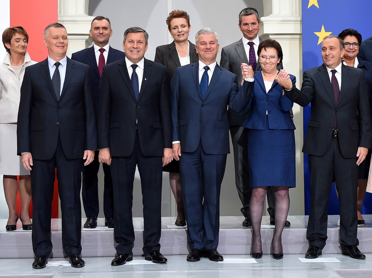 Ewa Kopacz z ministrami