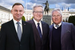 Prezydenci RP. Aleksander Kwaśniewski, Bronisław Komorowski, Andrzej Duda 