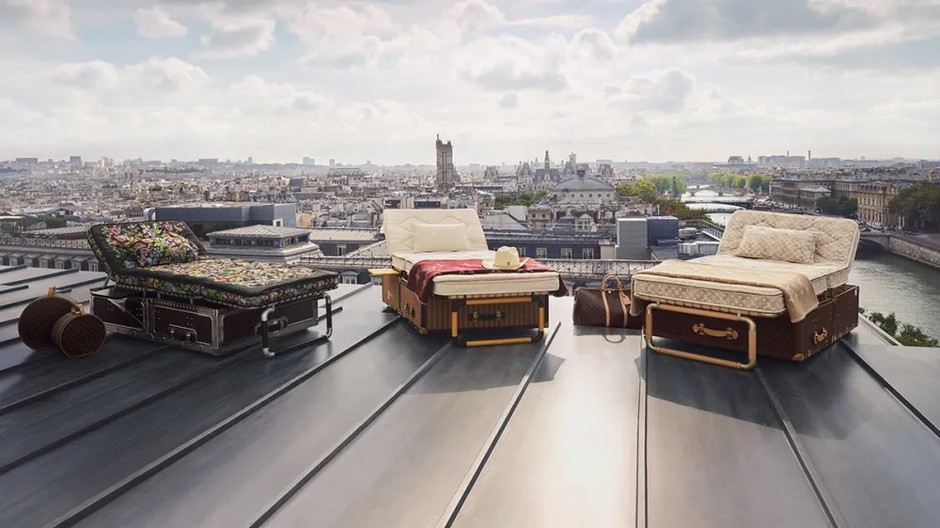 Krevet u koferu brenda Louis Vuitton