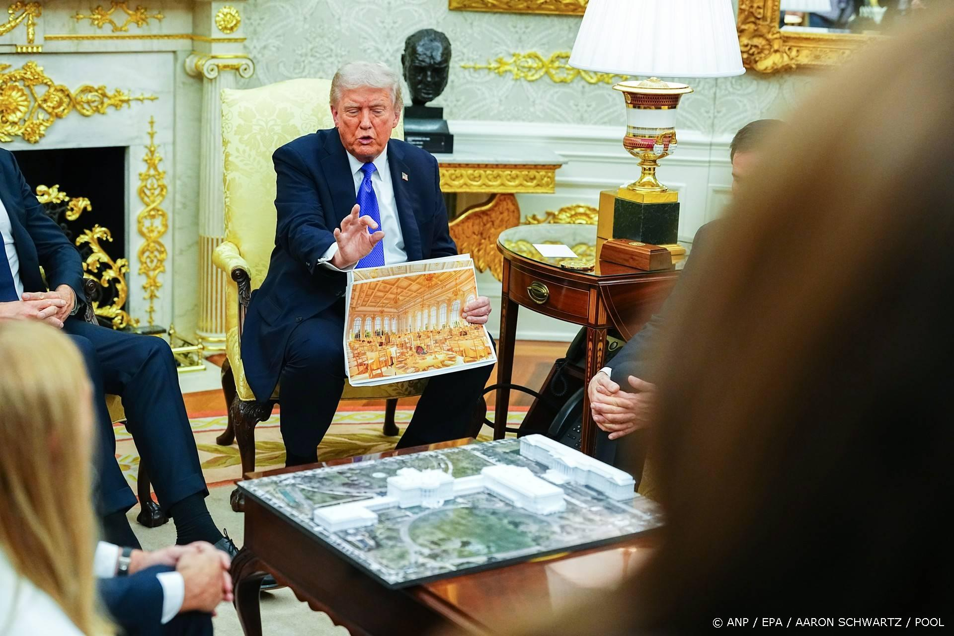 Geheime donoren financieren Trumps balzaal van 400 miljoen