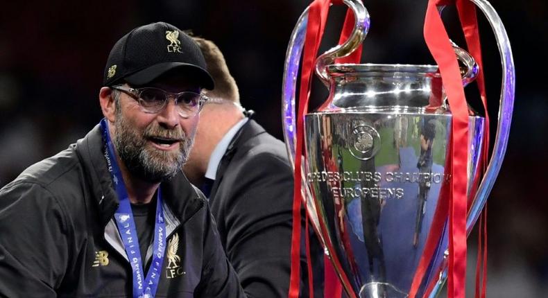 Jurgen Klopp won the 2019 Champions League with Liverpool Creator: JAVIER SORIANO