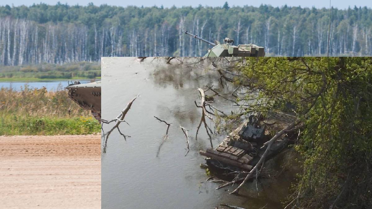 Rosjanie próbowali przeprawić się przez rzekę. Stracili zmodernizowane BMP 