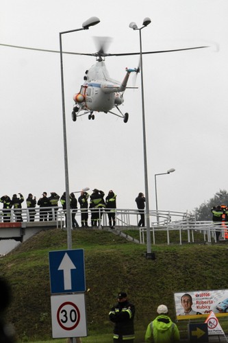 Pozorowany wypadek. Ćwiczenia służb ratownicznych na autostradzie A4
