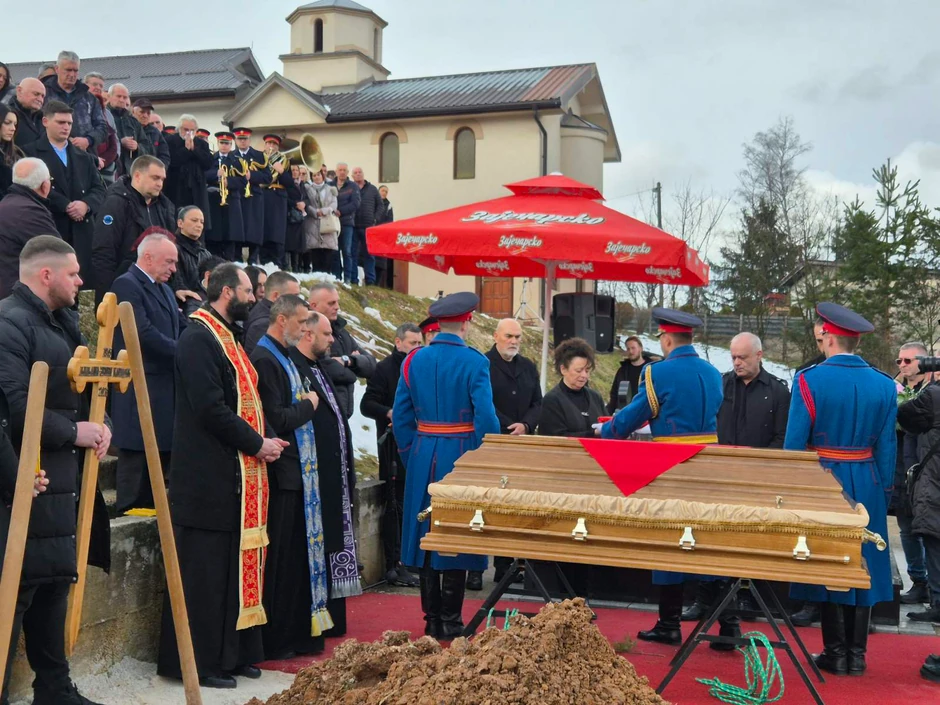 Sahrana Ljiljane Karadžić