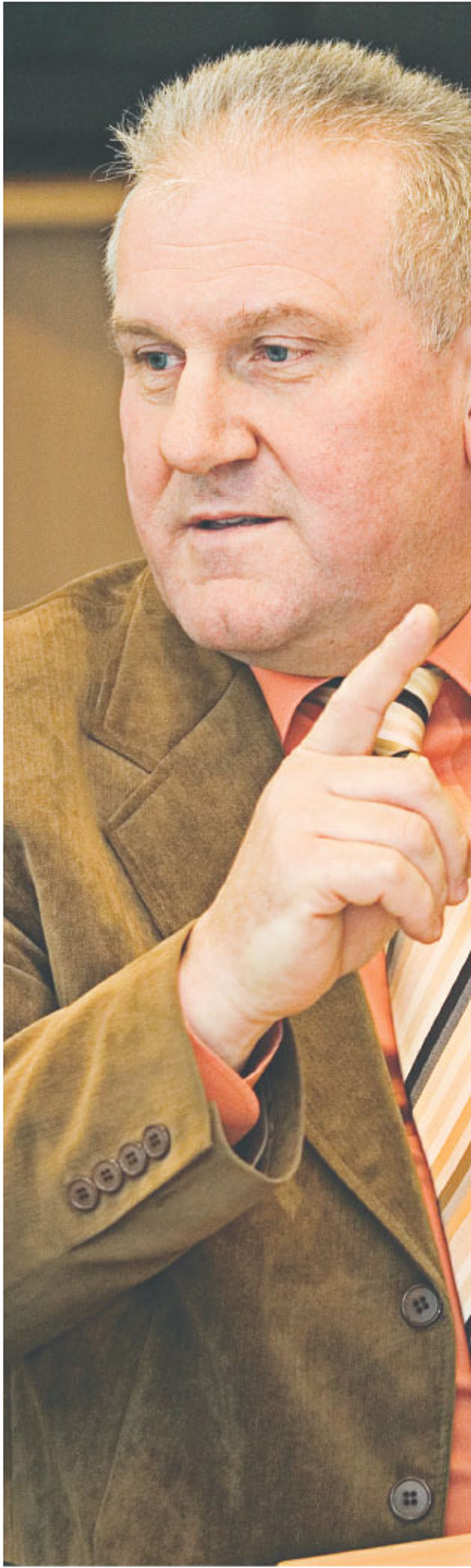 Jan Guz, przewodniczący Ogólnopolskiego Porozumienia Związków Zawodowych Fot. Marek Matusiak