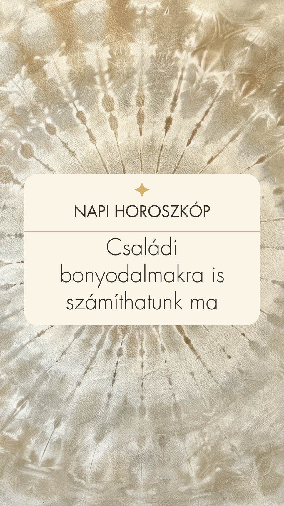 Napi horoszkóp: legyünk ma óvatosak!