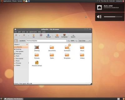 Fot. 1  Ubuntu 9.04 przypadnie do gustu początkującym użytkownikom