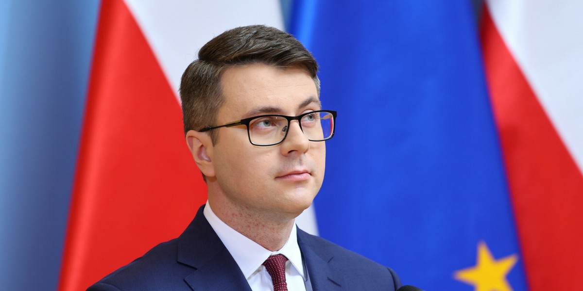 Rzecznik rządu Piotr Müller.