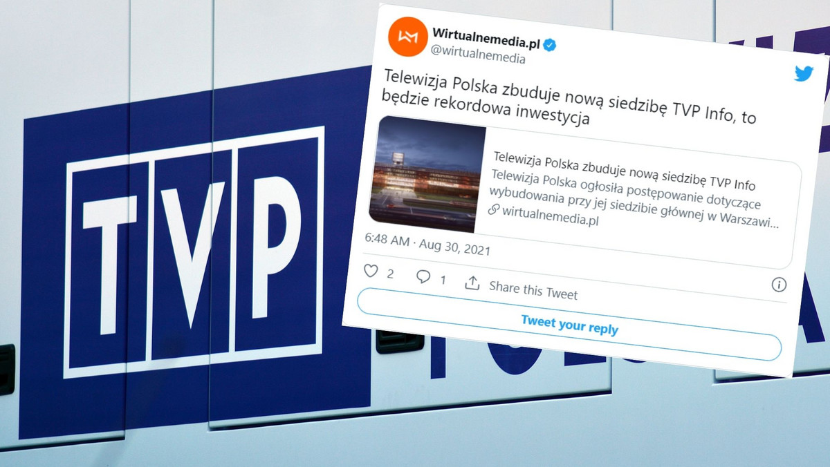 Powstanie nowa siedziba TVP Info. Telewizja postawi budynek dla TAI