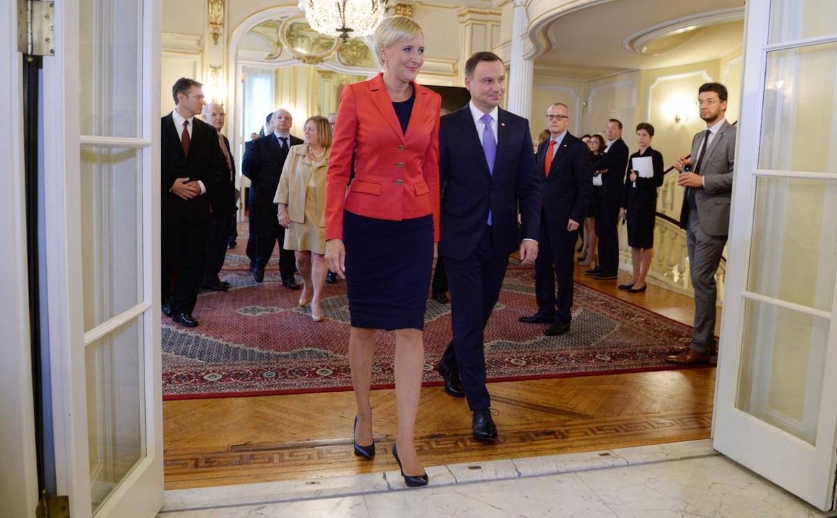 Agata Kornhaser-Duda i Andrzej Duda