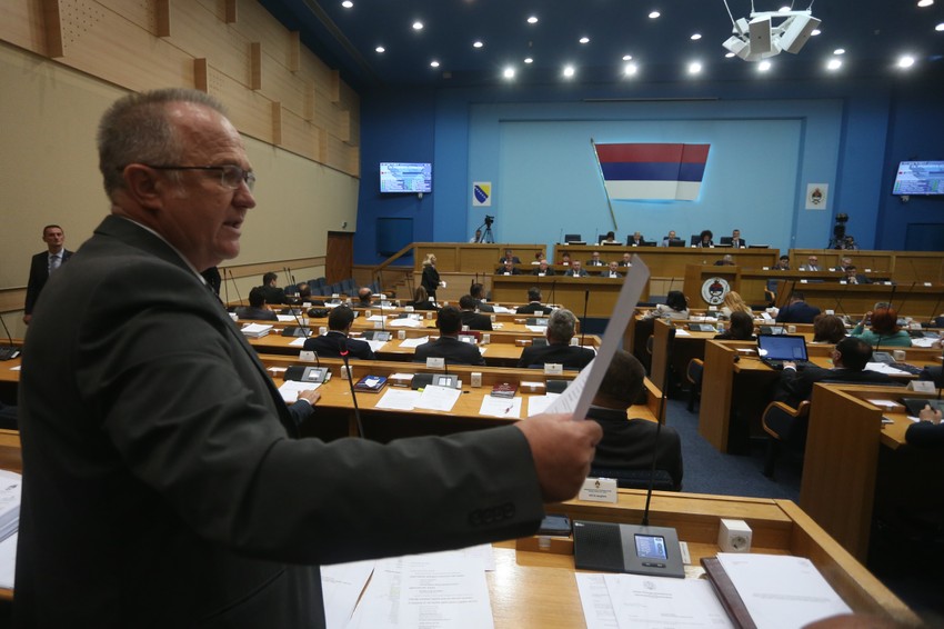 Dragan Čavić u Narodnoj skupstini RS