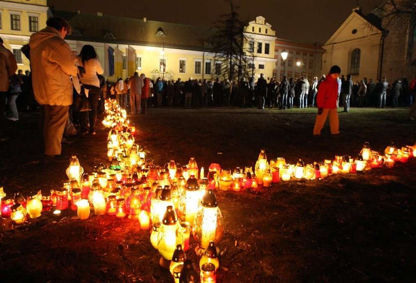 rocznica, śmierc, jan paweł II, świece,