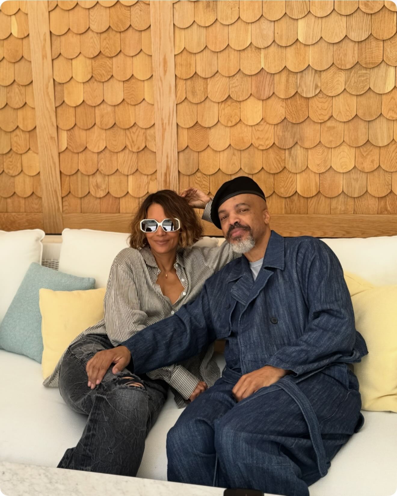 Herečka Halle Berry a jej partner Van Hunt.
