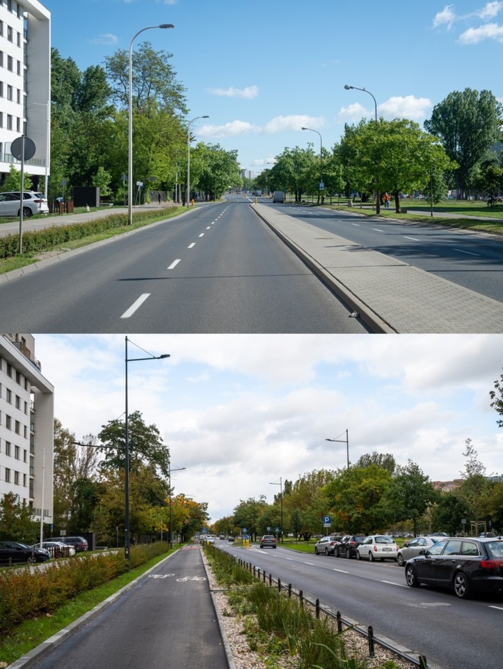 Tak zmieniła się ulica Sokratesa w Warszawie