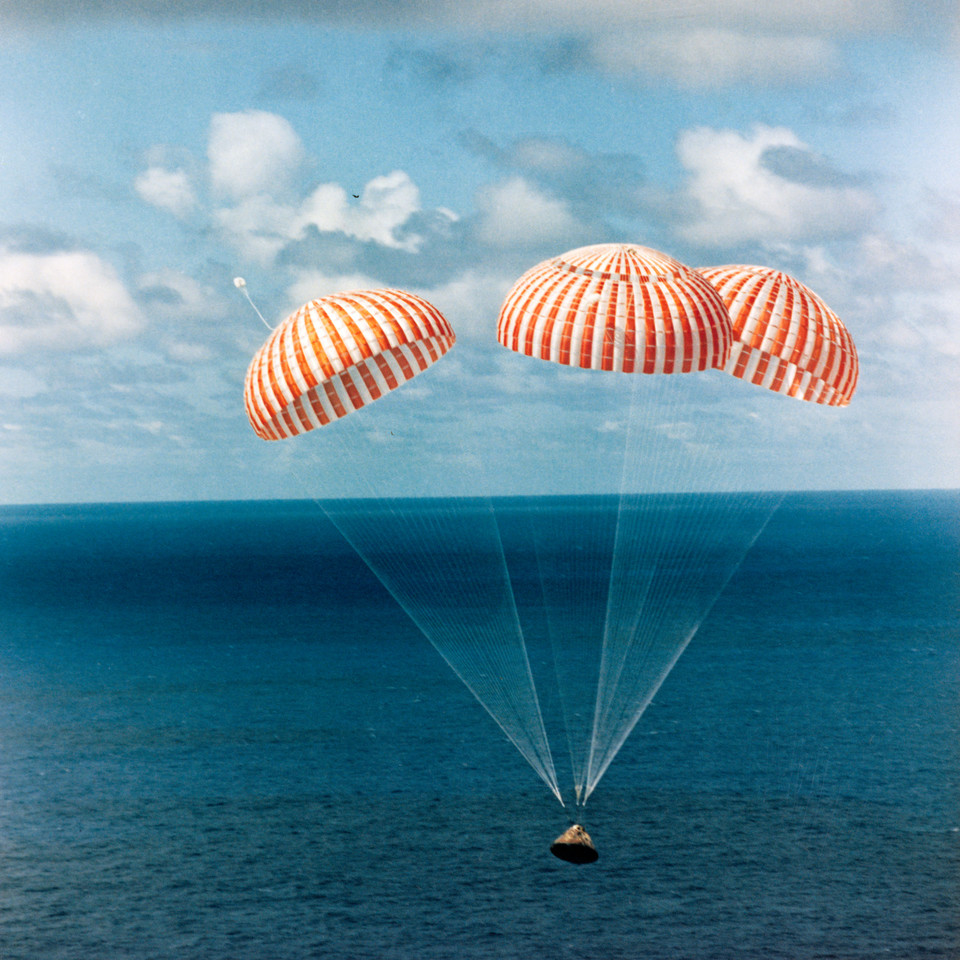 Powrót modułu dowodzenia misji Apollo 14, luty 1971 rok